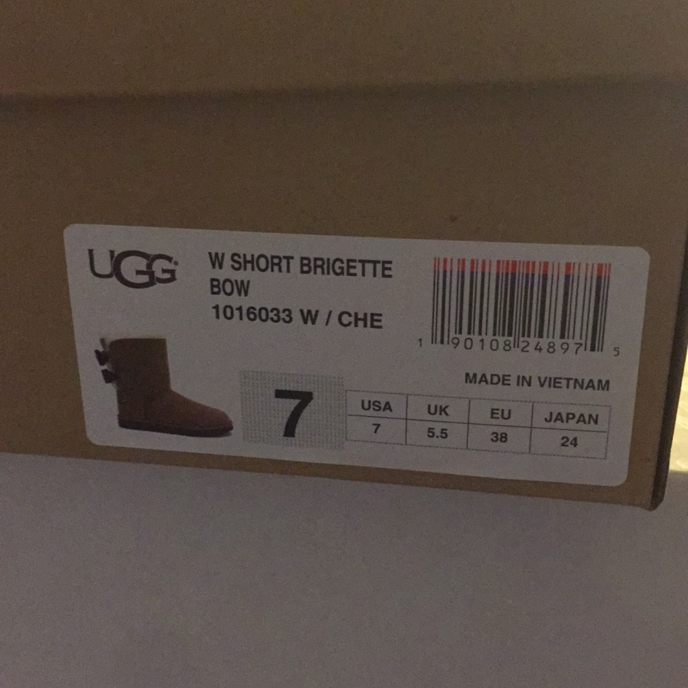 Ugg short brigette bow boots - Picture 7 of 8